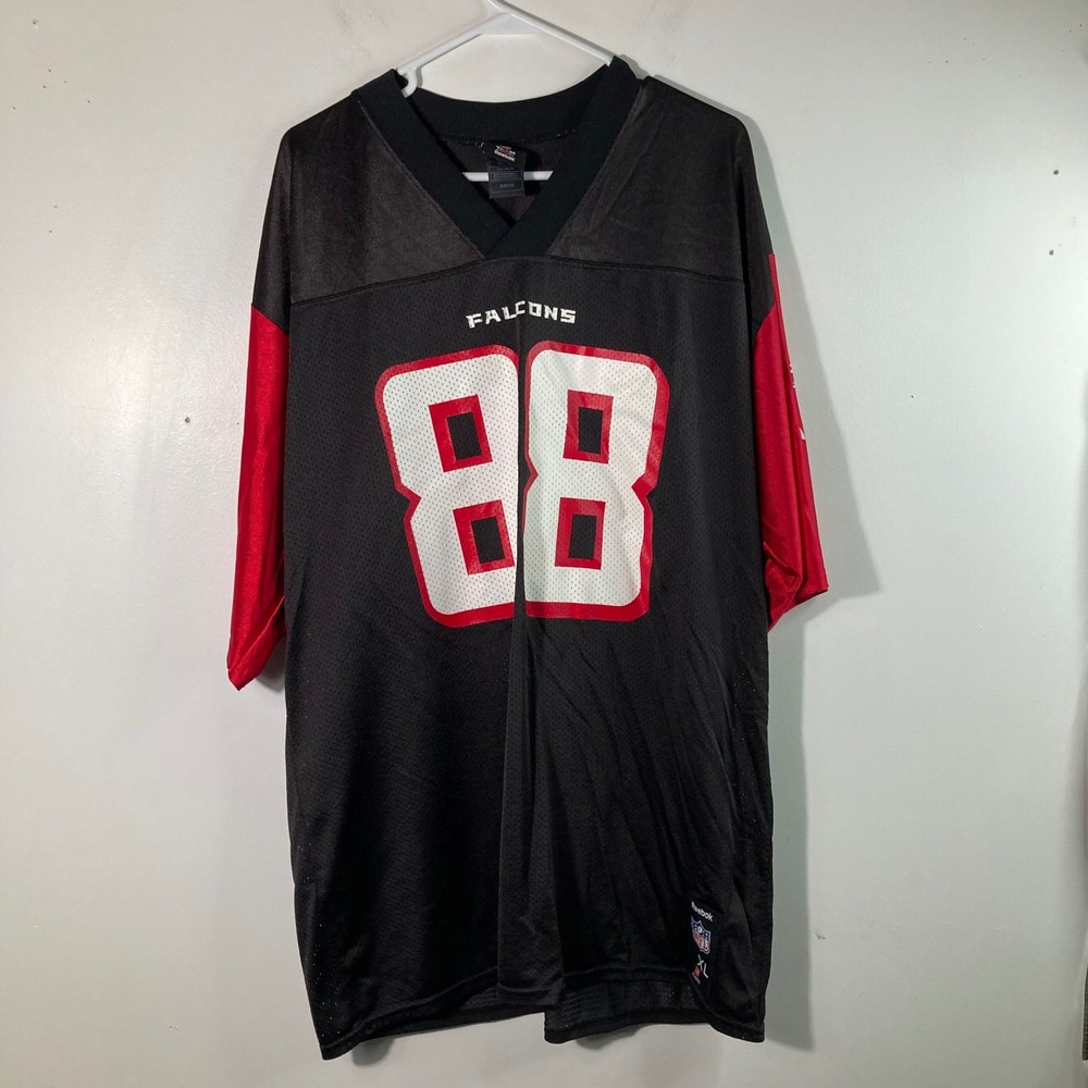 Reebok NFL Atlanta Falcons 88 Gonzalez Jersey XL Black Red Men's